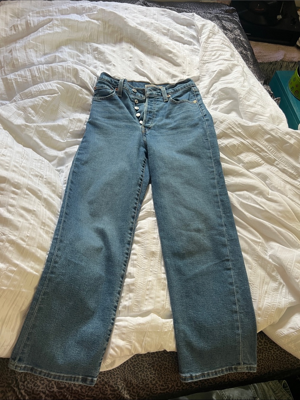 Levi’s Ribcage Straight Ankle Women’s Jeans — Blue